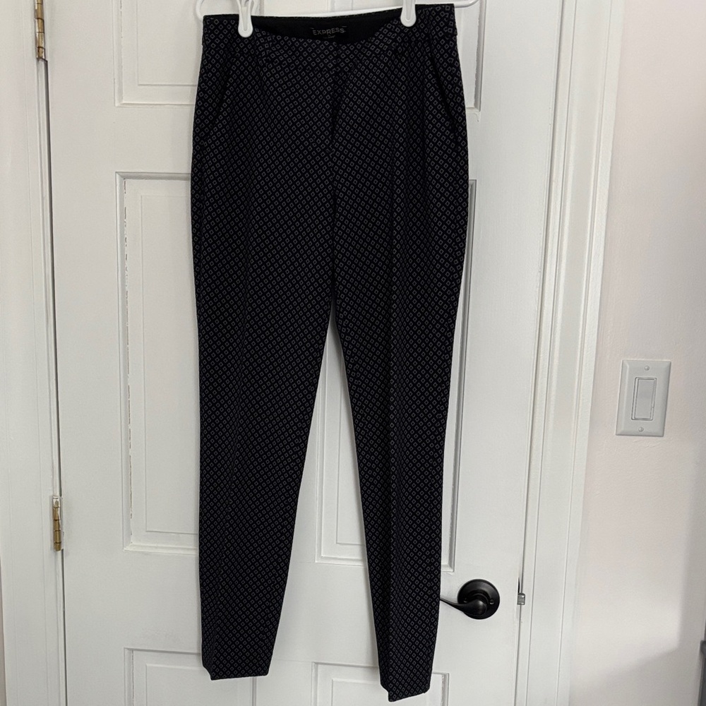Express Black Columnist Trousers